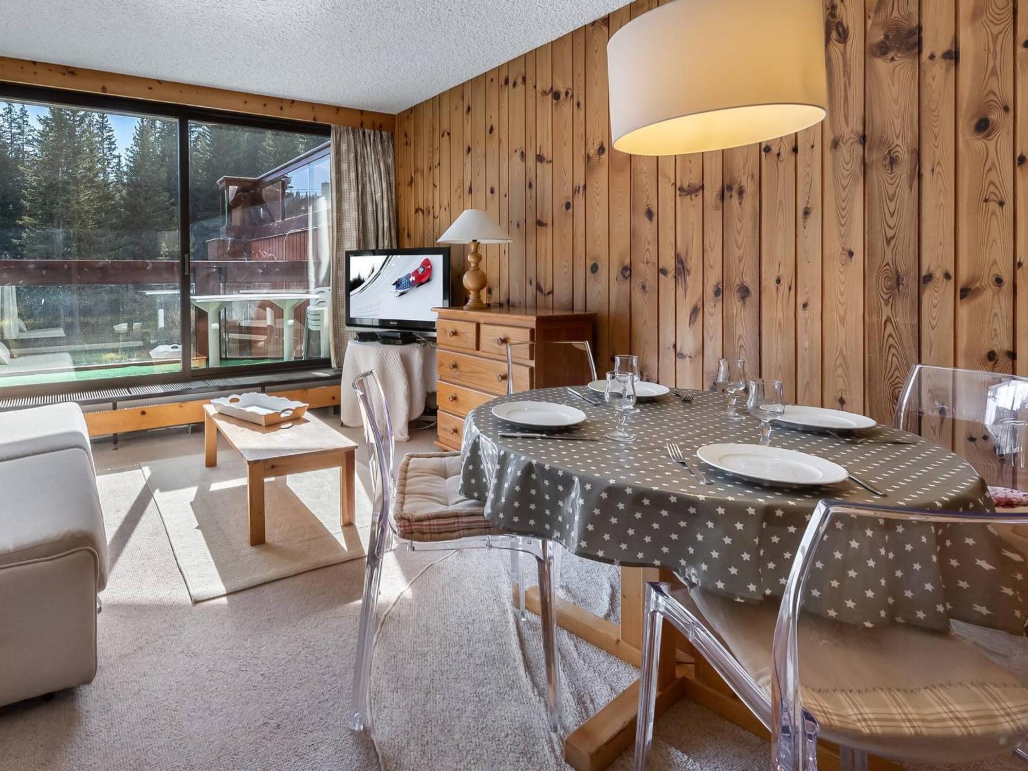 Charmant Appartement Avec Balcon Sud, Au Pied Des Pistes A Courchevel 1850 - Fr-1-564-41 Luaran gambar